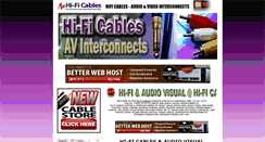 Desktop Screenshot of hi-fi-cables.com